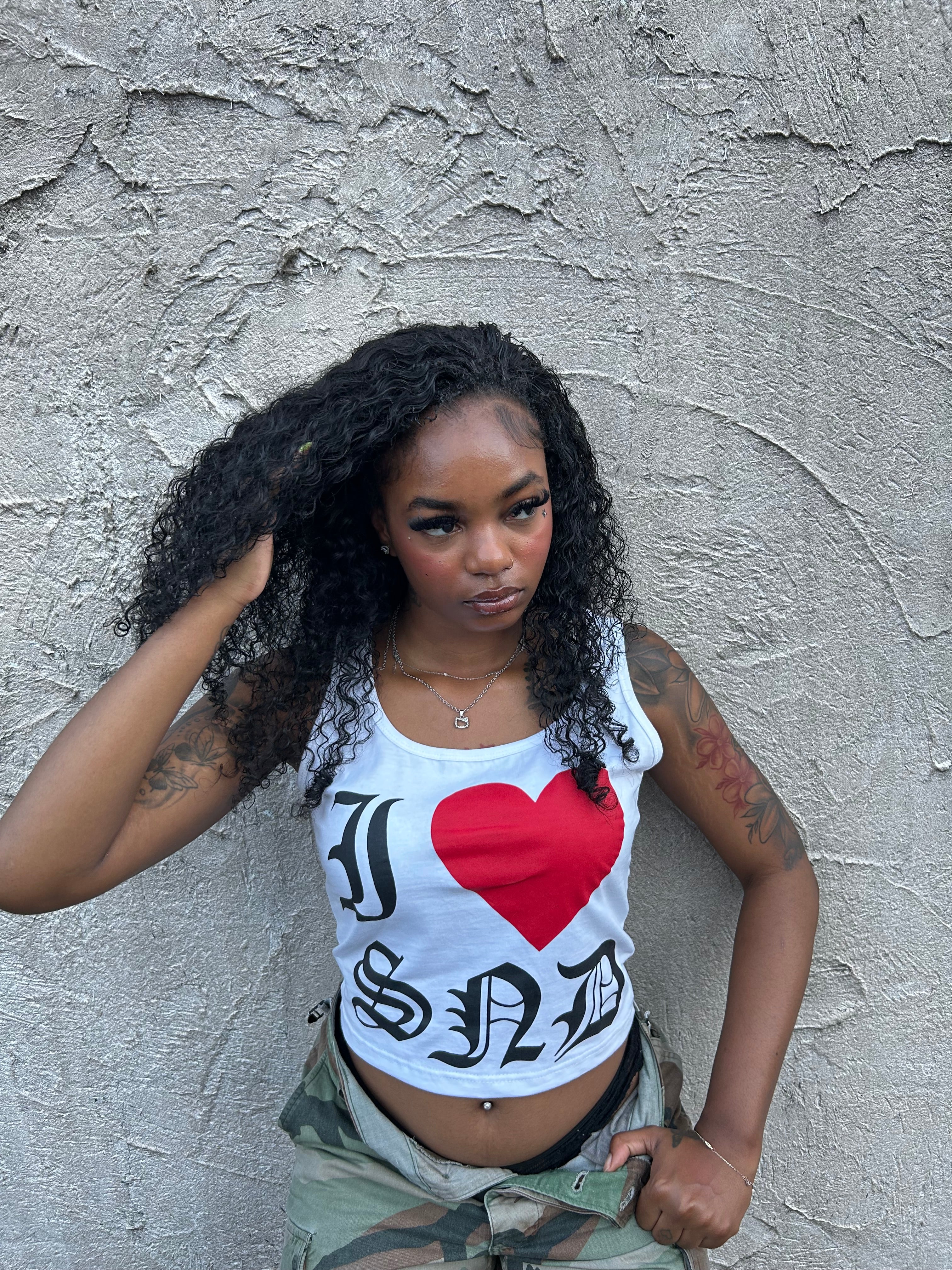 “I LUV SND” WMNS TANK